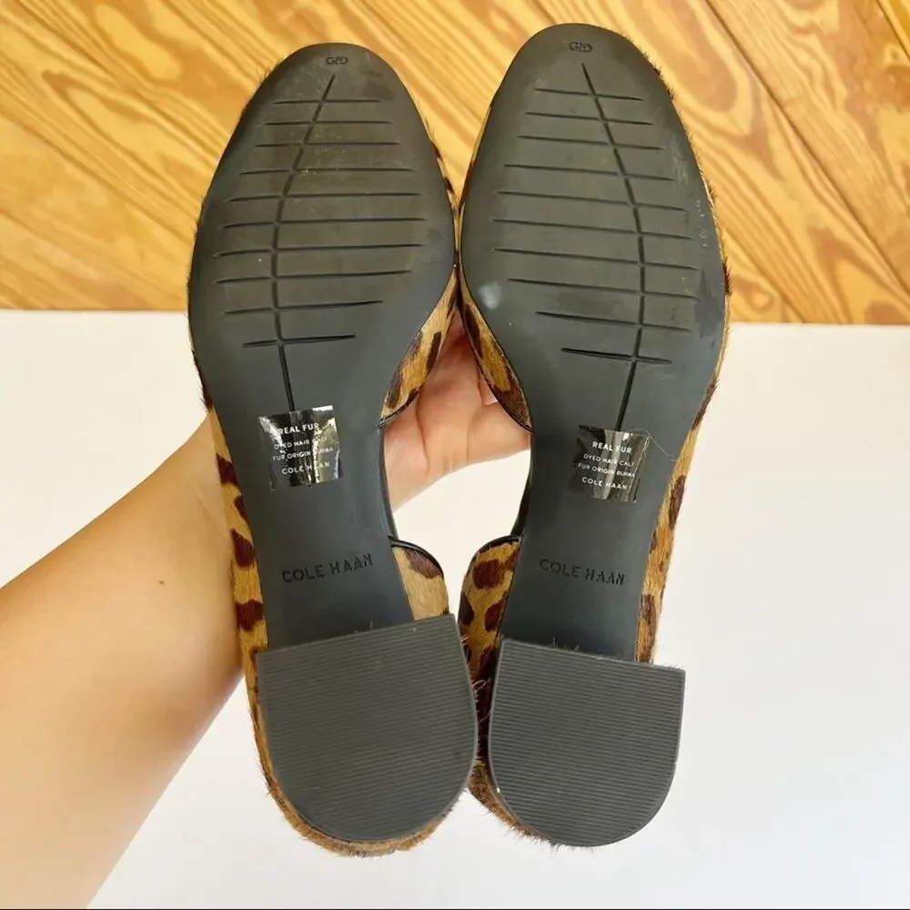 Cole Haan Animal Print Calf Hair D'Orsay Pump